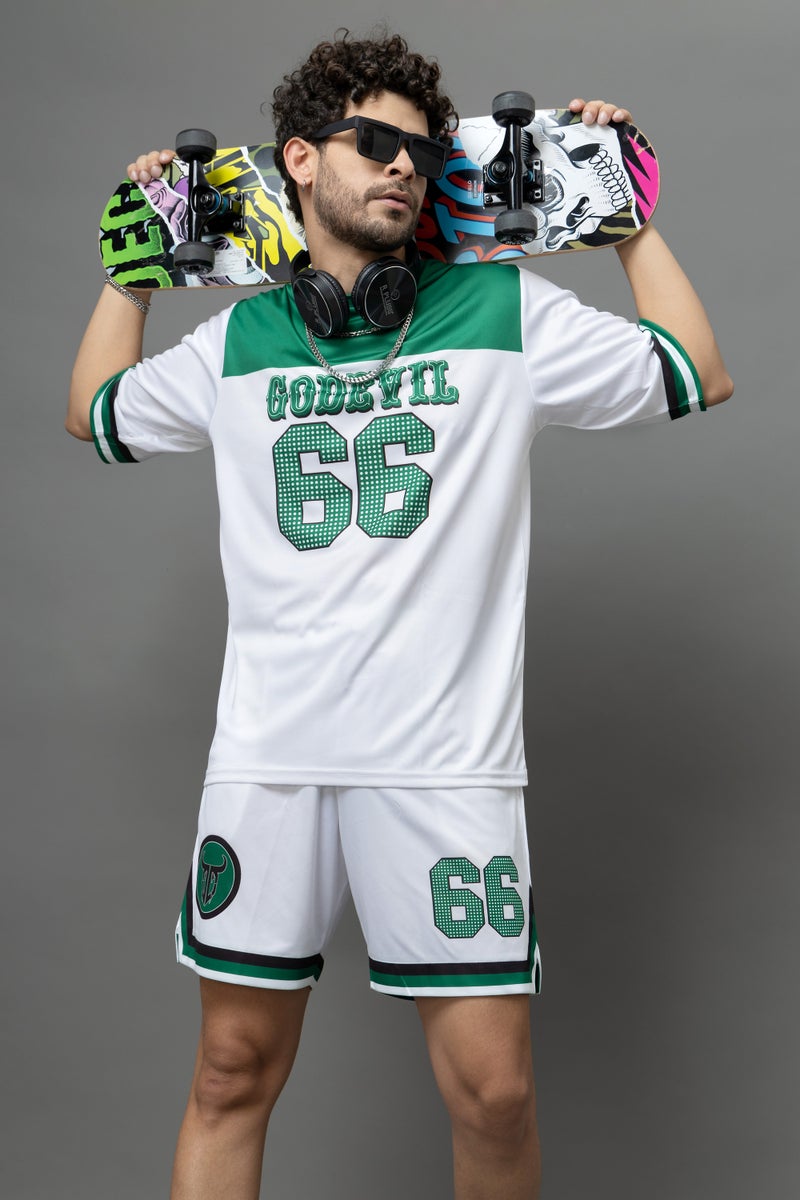Go Devil 66 Printed Oversized Co-Ord Set For Men - Image 4